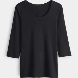 OPUS Basicshirt Kain Schwarz Online Bestellen^Damen Basics | Shirts