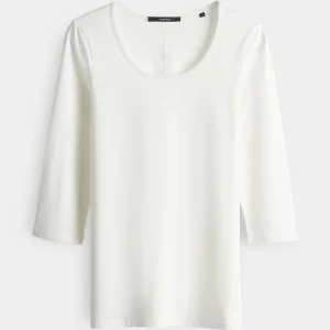 OPUS Basicshirt Kain Weiß Online Bestellen^Damen Basics | Shirts