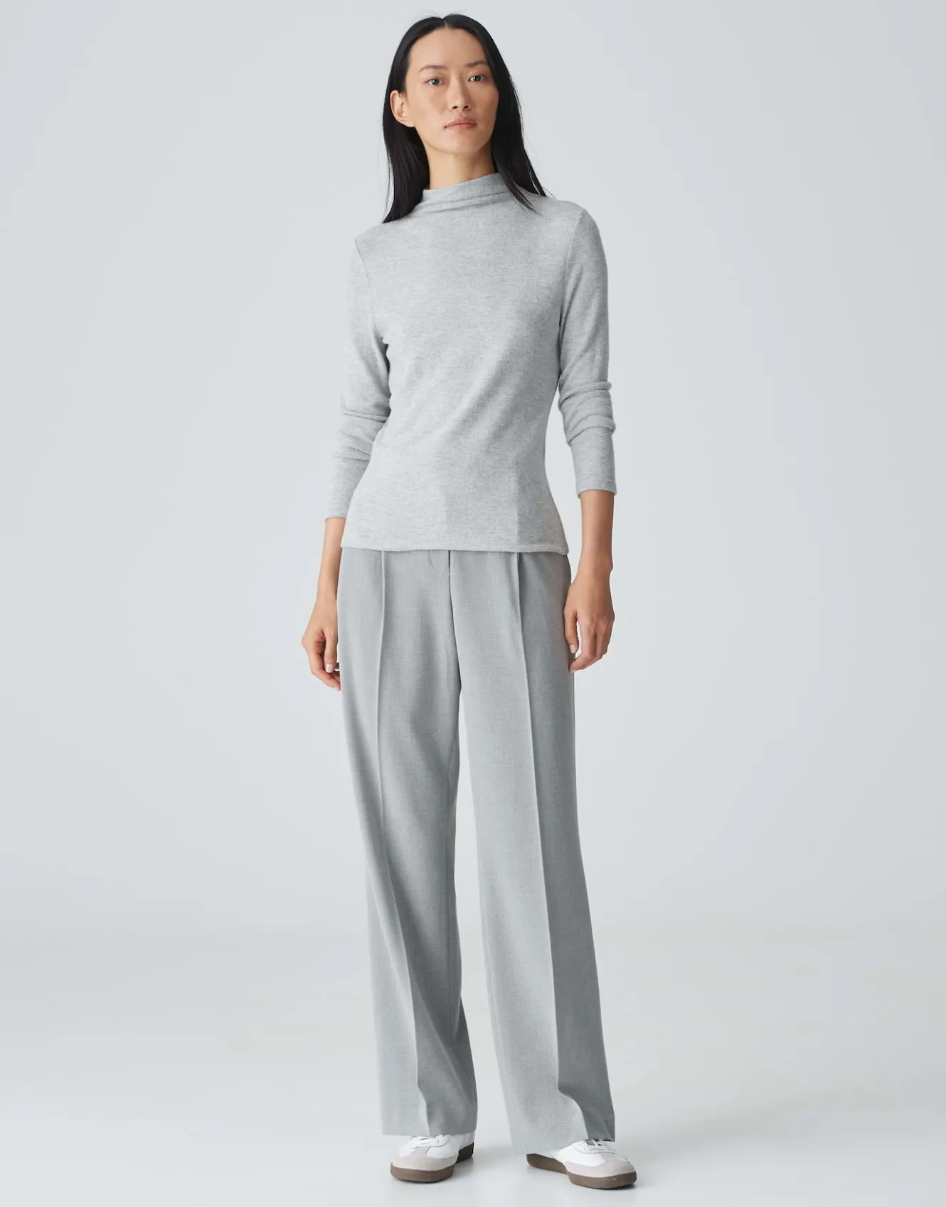 basicshirt_sasemin_grau_online_bestellen_4.webp OPUS Basicshirt Sasemin Grau Online Bestellen^Damen Basics | Shirts