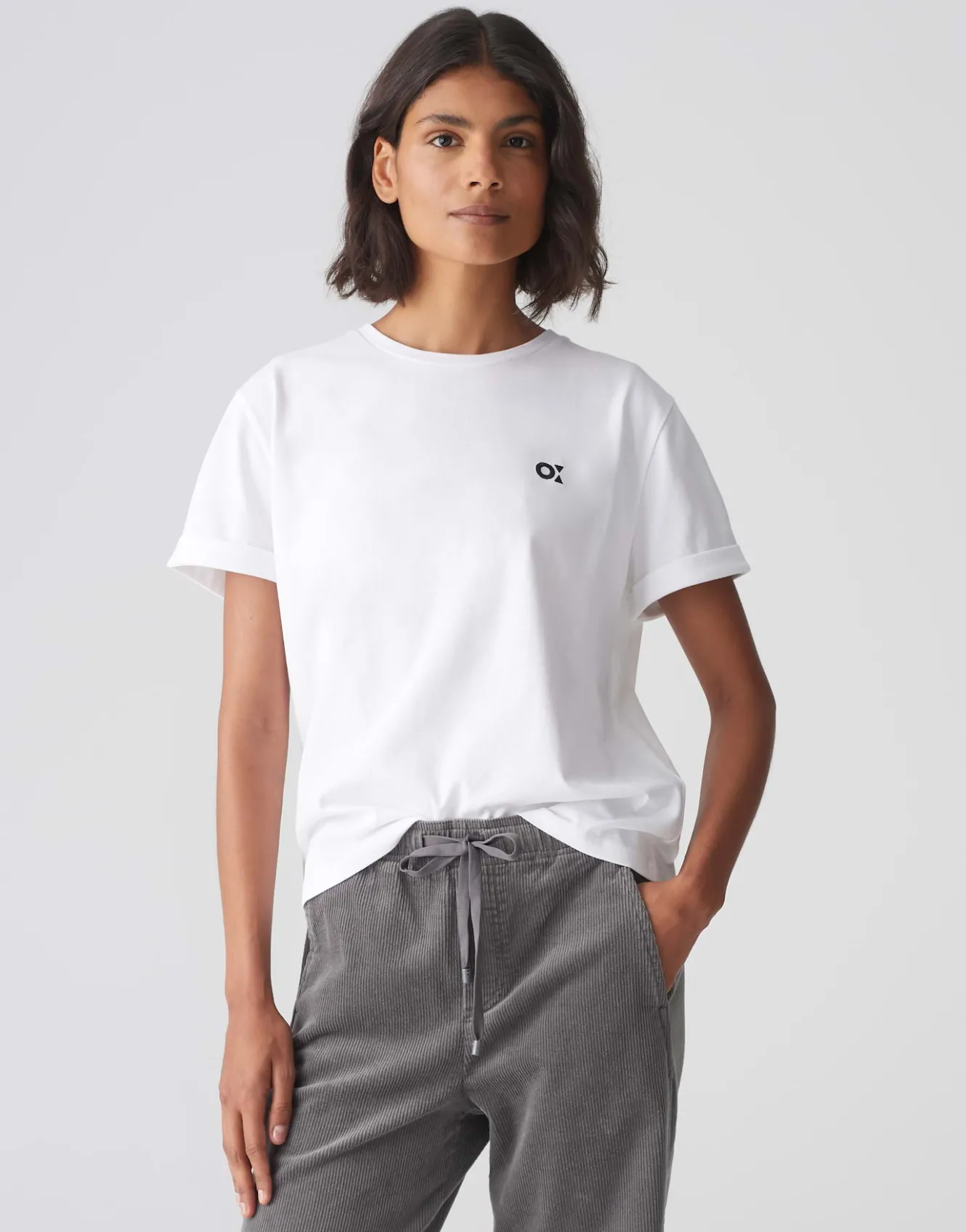 basicshirt_serox_wei_online_bestellen_1.webp OPUS Basicshirt Serox Weiß Online Bestellen^Damen Basics | Shirts