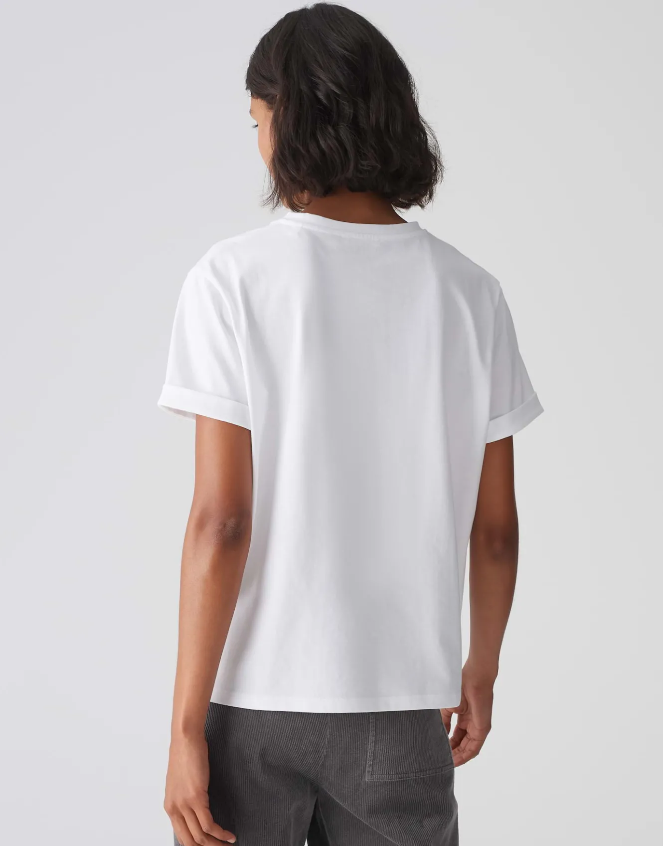 basicshirt_serox_wei_online_bestellen_2.webp OPUS Basicshirt Serox Weiß Online Bestellen^Damen Basics | Shirts