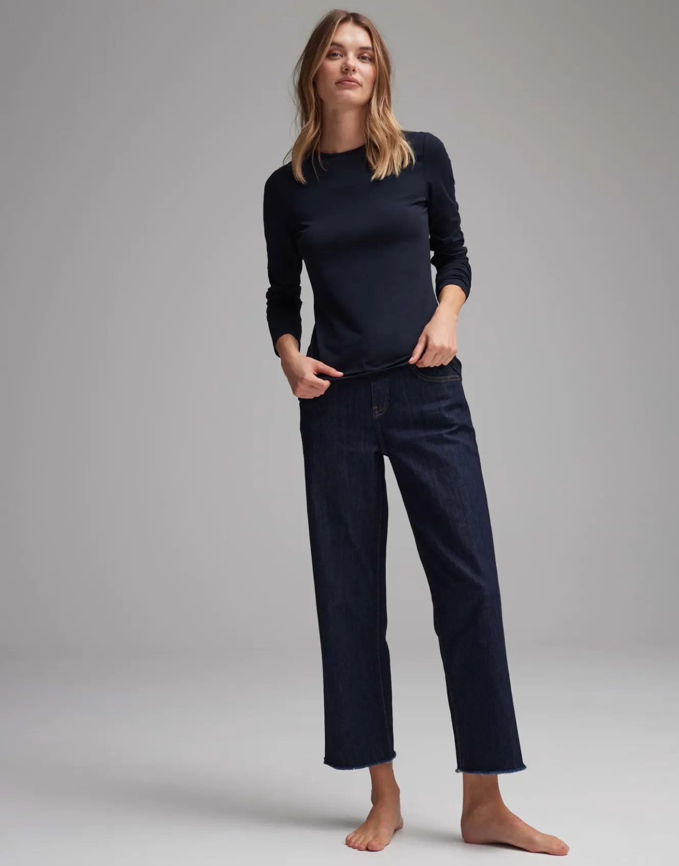 basicshirt_smilla_blau_online_bestellen_6.webp OPUS Basicshirt Smilla Blau Online Bestellen^Damen Basics | Shirts