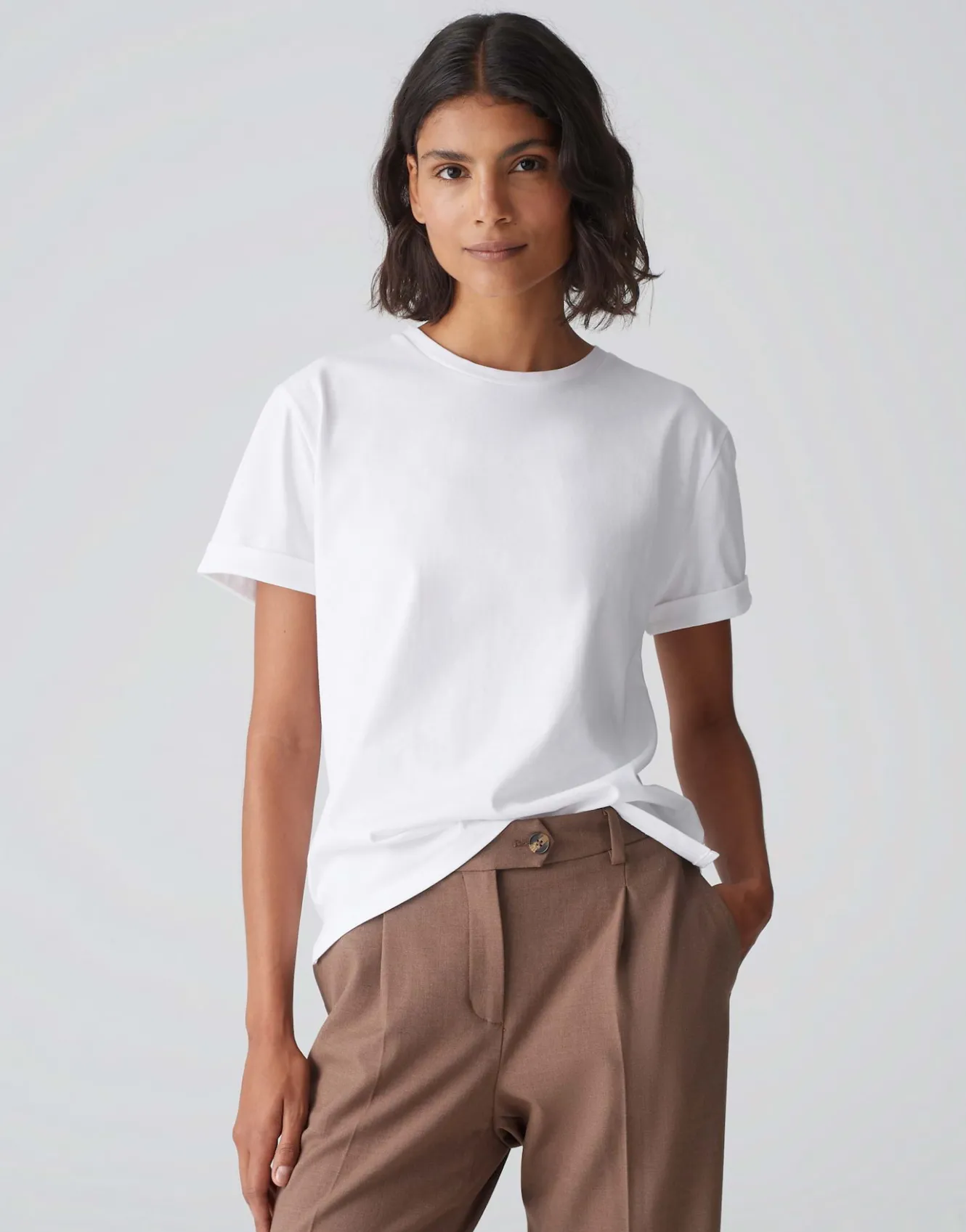 basicshirt_sonzi_wei_online_bestellen_1.webp OPUS Basicshirt Sonzi Weiß Online Bestellen^Damen Basics | Shirts
