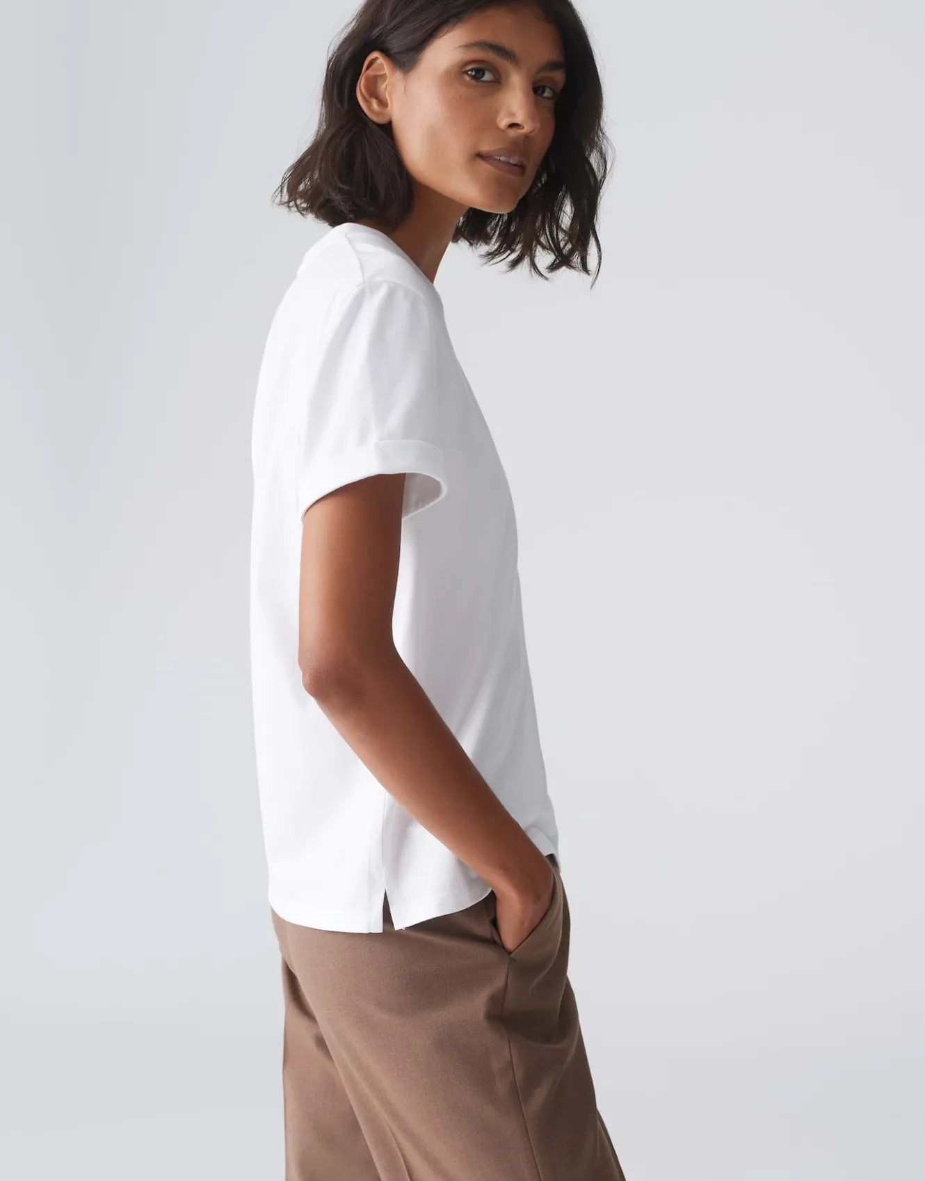 basicshirt_sonzi_wei_online_bestellen_3.webp OPUS Basicshirt Sonzi Weiß Online Bestellen^Damen Basics | Shirts