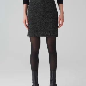 OPUS Bleistiftrock Ravenna Spotted Schwarz Online Bestellen^Damen Röcke