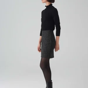 OPUS Bleistiftrock Ravenna Spotted Schwarz Online Bestellen^Damen Röcke