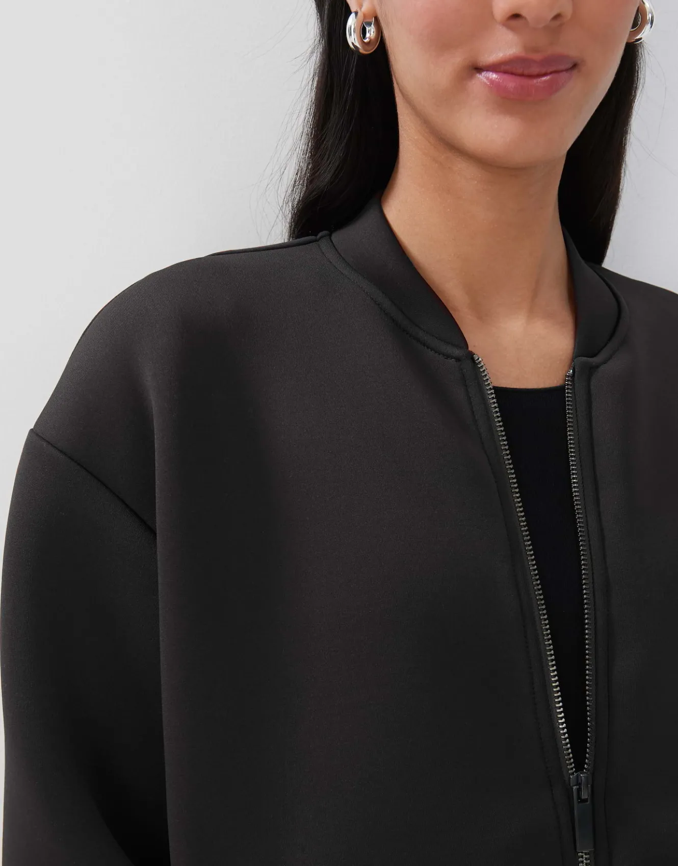 blouson_ukuya_schwarz_online_bestellen_3.webp OPUS Blouson Ukuya Schwarz Online Bestellen^Damen Sweat | Blazer / Westen