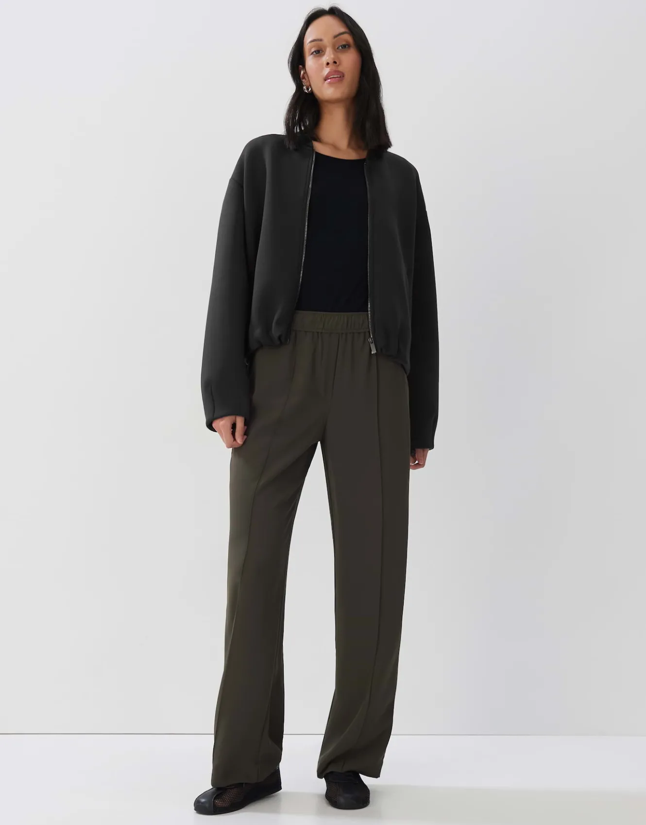 blouson_ukuya_schwarz_online_bestellen_5.webp OPUS Blouson Ukuya Schwarz Online Bestellen^Damen Sweat | Blazer / Westen