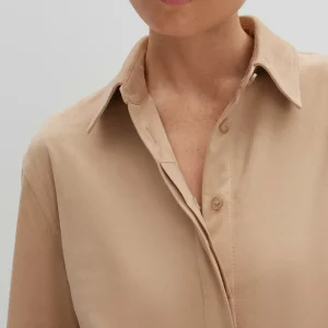OPUS Blusenkleid Qirsta Beige Online Bestellen^Damen Kleider