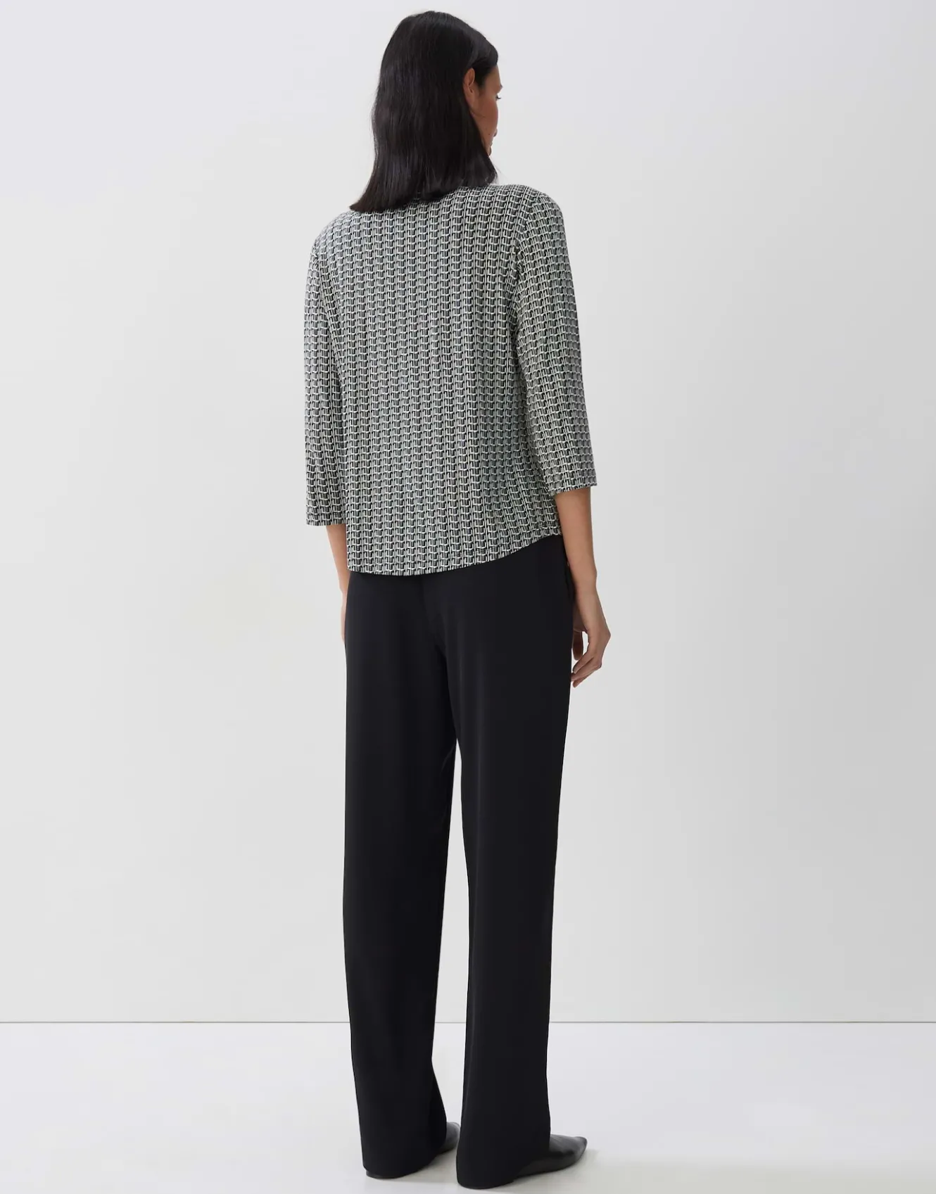 blusenshirt_kelly_pattern_grn_online_bestellen_2.webp OPUS Blusenshirt Kelly Pattern Grün Online Bestellen^Damen Shirts | Blusen