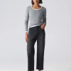 OPUS Boyfriend Jeans Lani Dark Grau Online Bestellen^Damen Jeans
