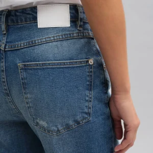 OPUS Boyfriend Jeans Lani Twist Blau Online Bestellen^Damen Jeans
