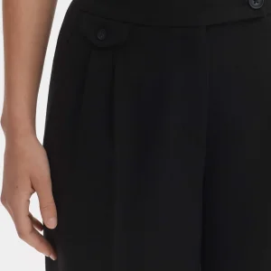 OPUS Bundfaltenhose Marzena Asymmetric Schwarz Online Bestellen^Damen Hosen