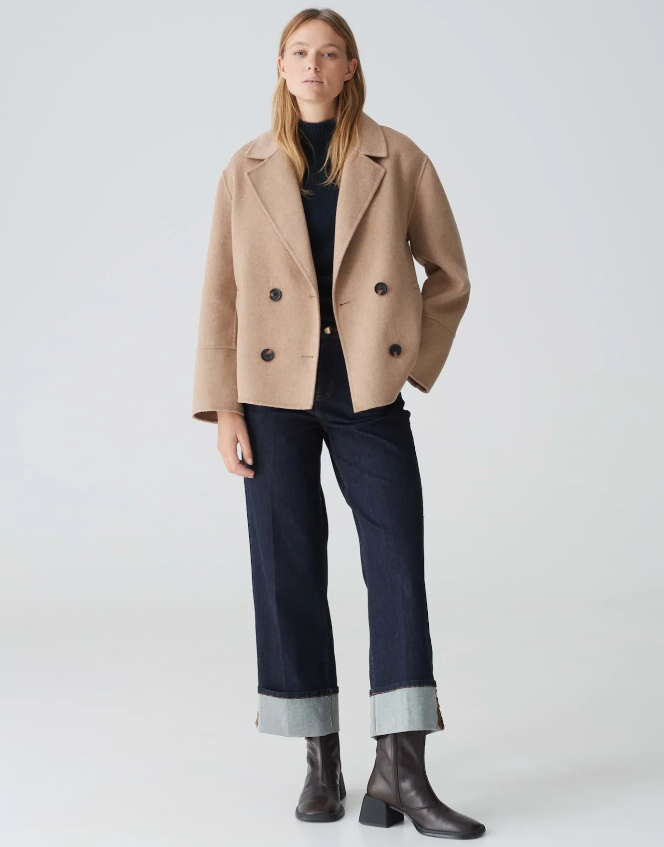 cabanjacke_hilna_beige_online_bestellen_0.webp OPUS Cabanjacke Hilna Beige Online Bestellen^Damen Jacken / Mäntel