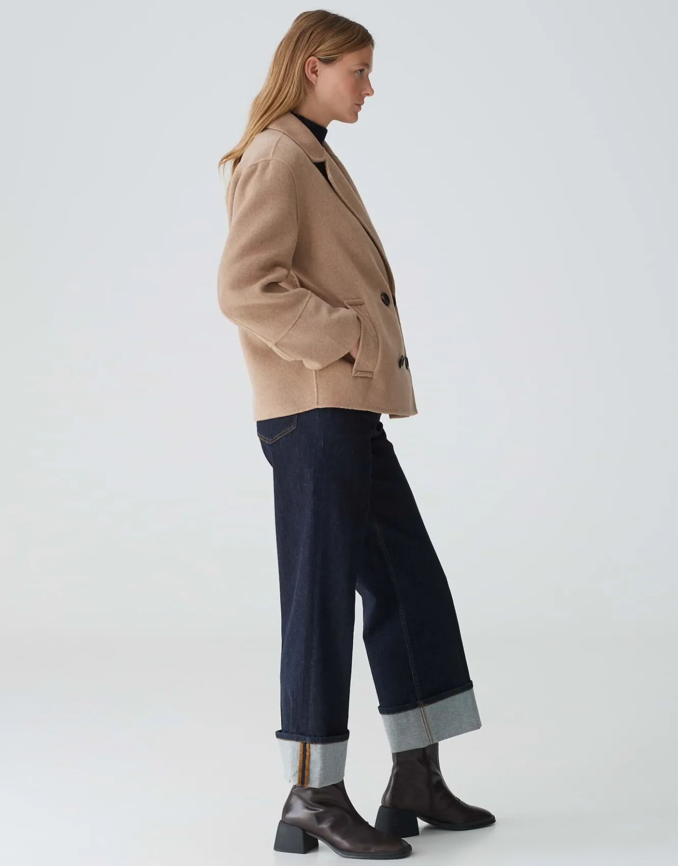 cabanjacke_hilna_beige_online_bestellen_3.webp OPUS Cabanjacke Hilna Beige Online Bestellen^Damen Jacken / Mäntel
