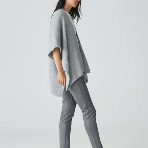 OPUS Cape Ablanki Cape Grau Online Bestellen^Damen Strick | Accessoires