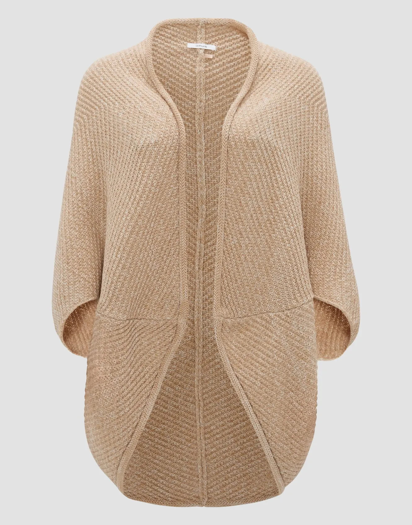 cape_amaryllis_waffle_beige_online_bestellen_7.webp OPUS Cape Amaryllis Waffle Beige Online Bestellen^Damen Strick | Accessoires