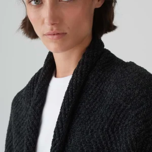 OPUS Cape Amaryllis Waffle Grau Online Bestellen^Damen Strick | Accessoires