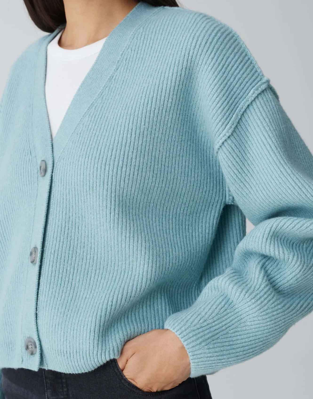 cardigan_dautuma_blau_online_bestellen_3.webp OPUS Cardigan Dautuma Blau Online Bestellen^Damen Strick