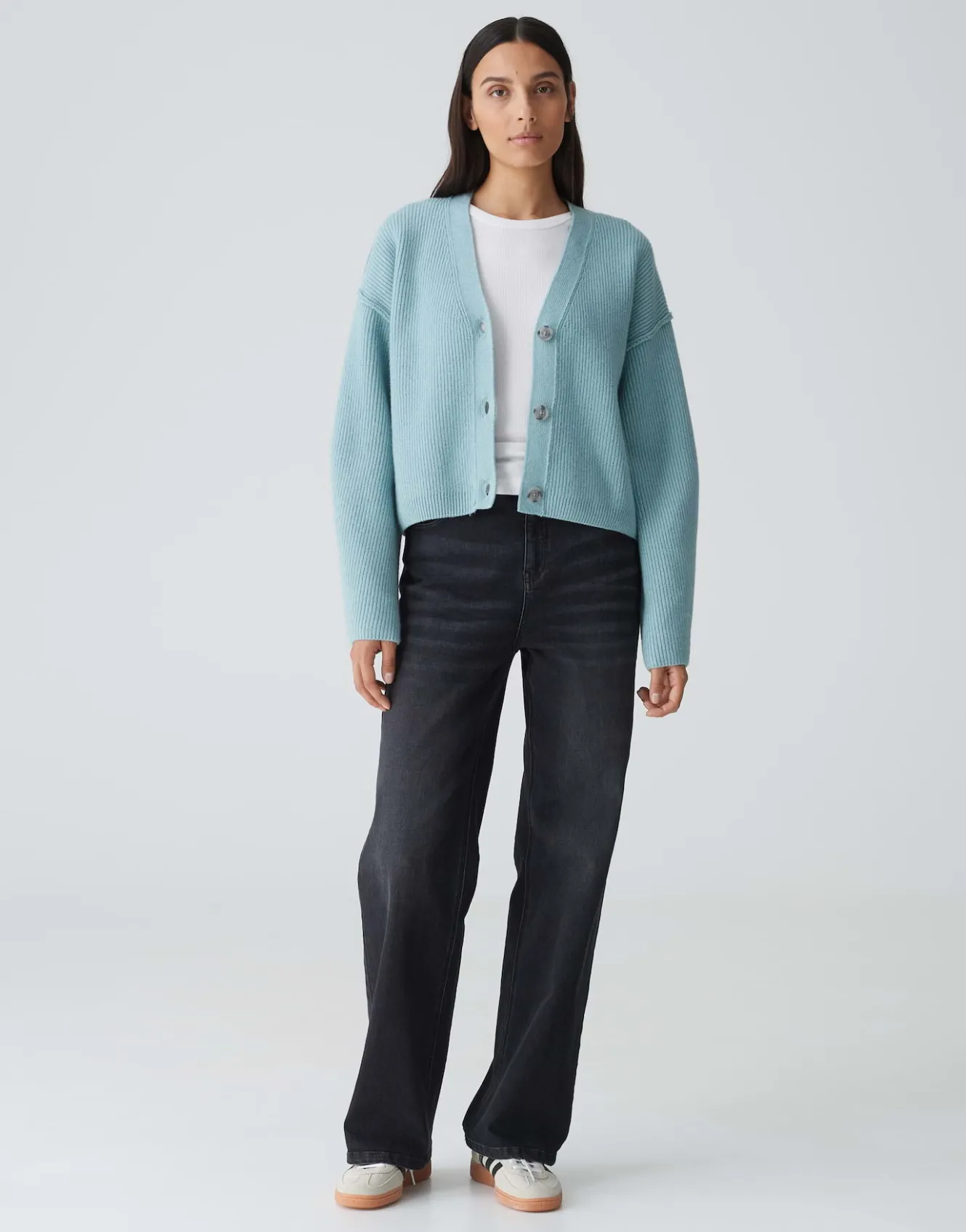 cardigan_dautuma_blau_online_bestellen_4.webp OPUS Cardigan Dautuma Blau Online Bestellen^Damen Strick