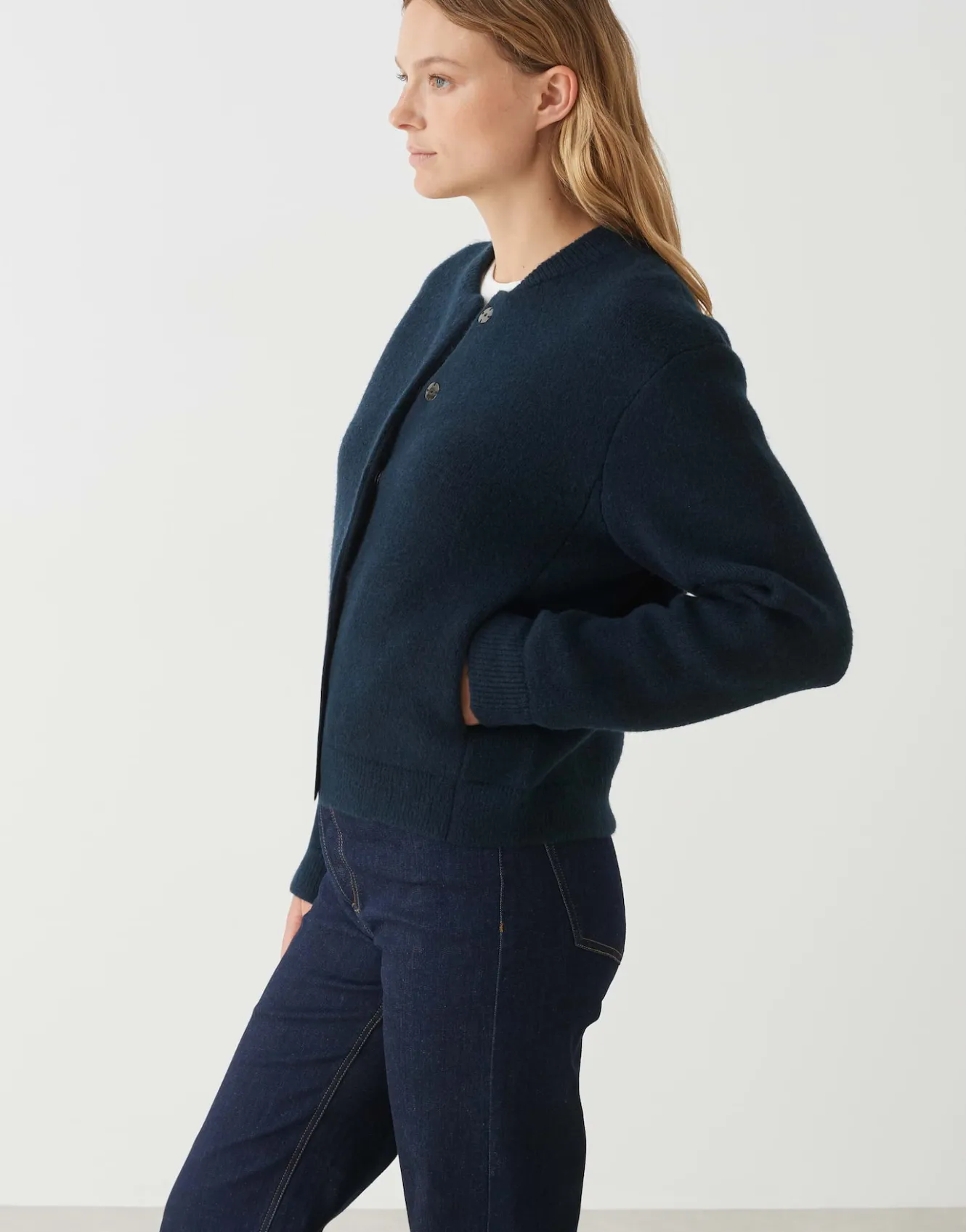 cardigan_domba_blau_online_bestellen_3.webp OPUS Cardigan Domba Blau Online Bestellen^Damen Strick