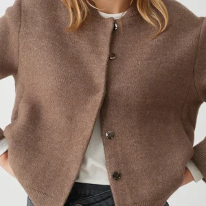 OPUS Cardigan Domba Braun Online Bestellen^Damen Strick