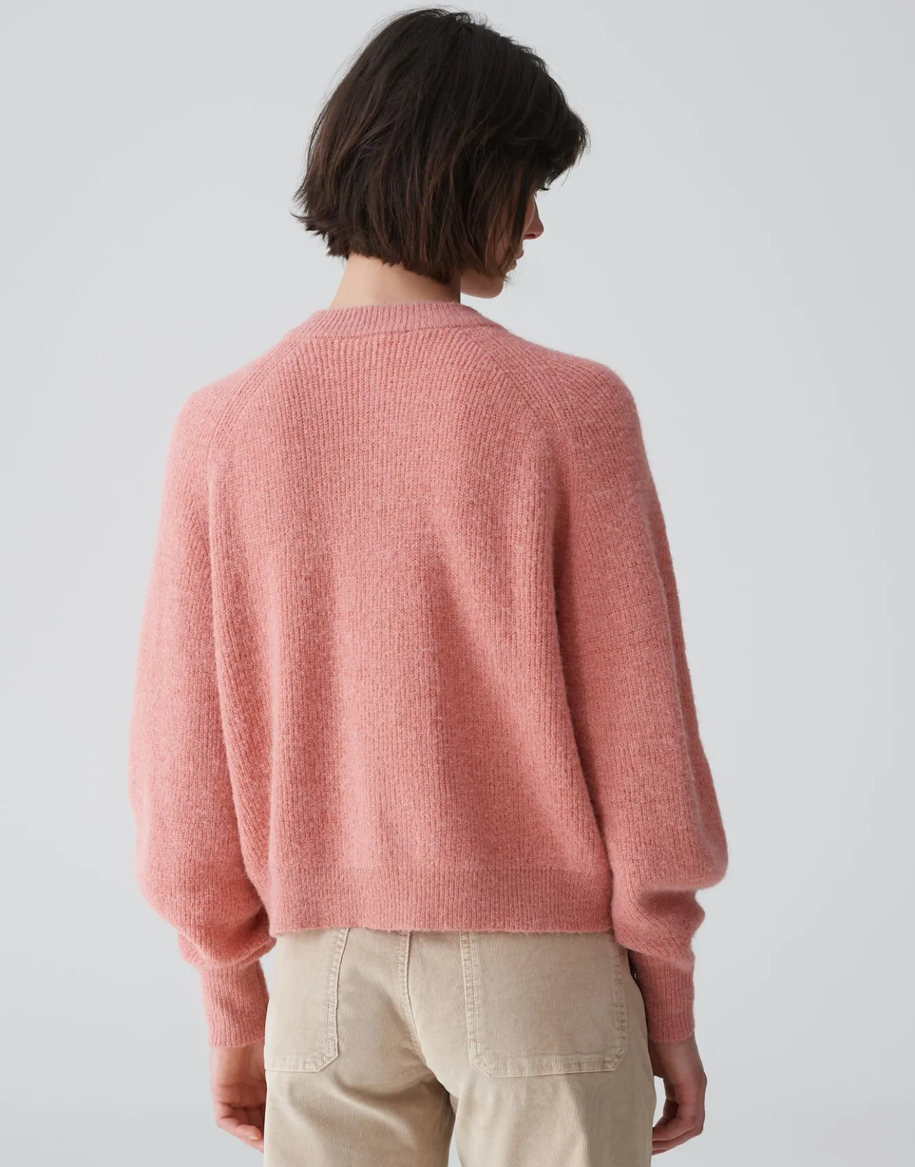 cardigan_dorty_ros_online_bestellen_2.webp OPUS Cardigan Dorty Rosé Online Bestellen^Damen Strick