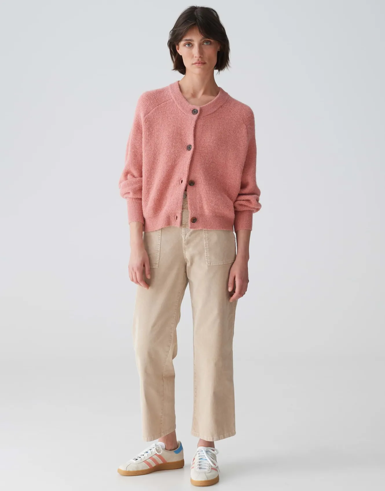 cardigan_dorty_ros_online_bestellen_5.webp OPUS Cardigan Dorty Rosé Online Bestellen^Damen Strick