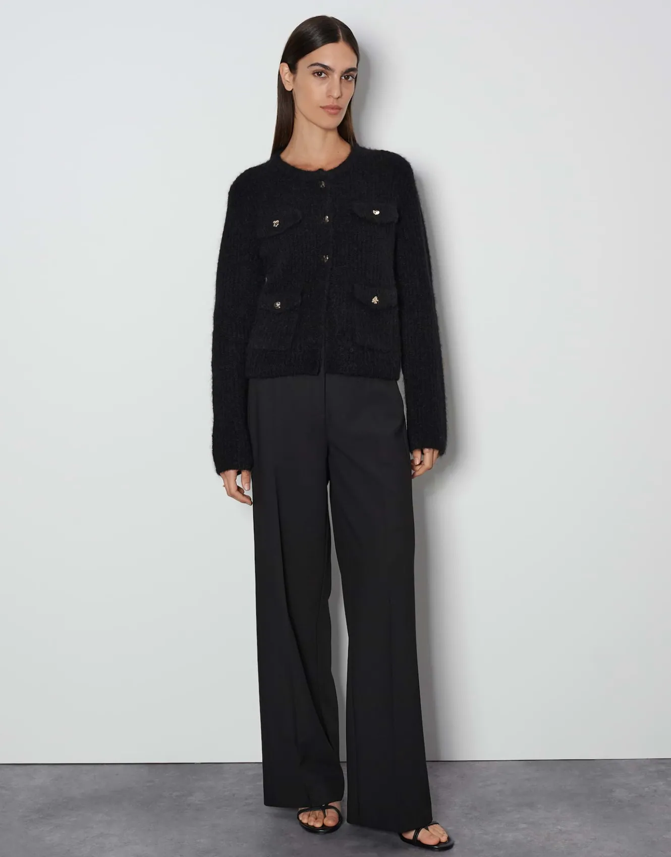 cardigan_tinara_detail_schwarz_online_bestellen_0.webp OPUS Cardigan Tinara Detail Schwarz Online Bestellen^Damen Strick