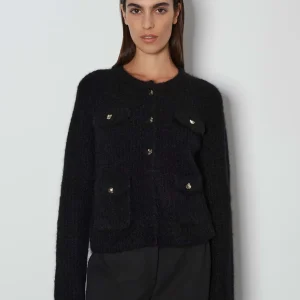 OPUS Cardigan Tinara Detail Schwarz Online Bestellen^Damen Strick