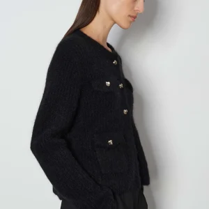OPUS Cardigan Tinara Detail Schwarz Online Bestellen^Damen Strick