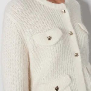 OPUS Cardigan Tinara Detail Weiß Online Bestellen^Damen Strick