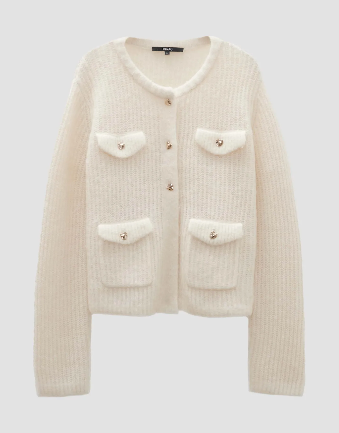 cardigan_tinara_detail_wei_online_bestellen_6.webp OPUS Cardigan Tinara Detail Weiß Online Bestellen^Damen Strick