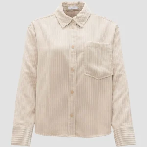 OPUS Cordbluse Fanki Beige Online Bestellen^Damen Blusen