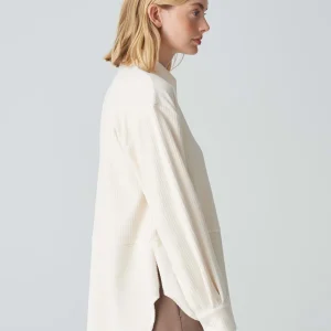 OPUS Cordbluse Flevo Weiß Online Bestellen^Damen Blusen