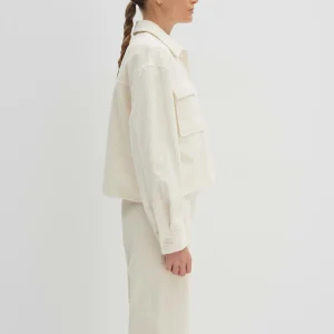 OPUS Cordbluse Zohanna Weiß Online Bestellen^Damen Blusen