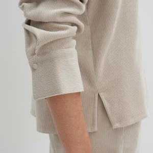 OPUS Cordbluse Zortney Detail Beige Online Bestellen^Damen Blusen