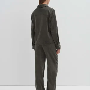 OPUS Cordbluse Zortney Detail Grün Online Bestellen^Damen Blusen