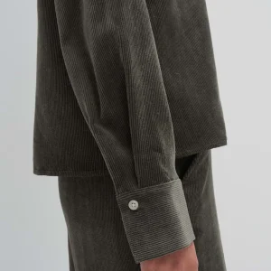 OPUS Cordbluse Zortney Detail Grün Online Bestellen^Damen Blusen