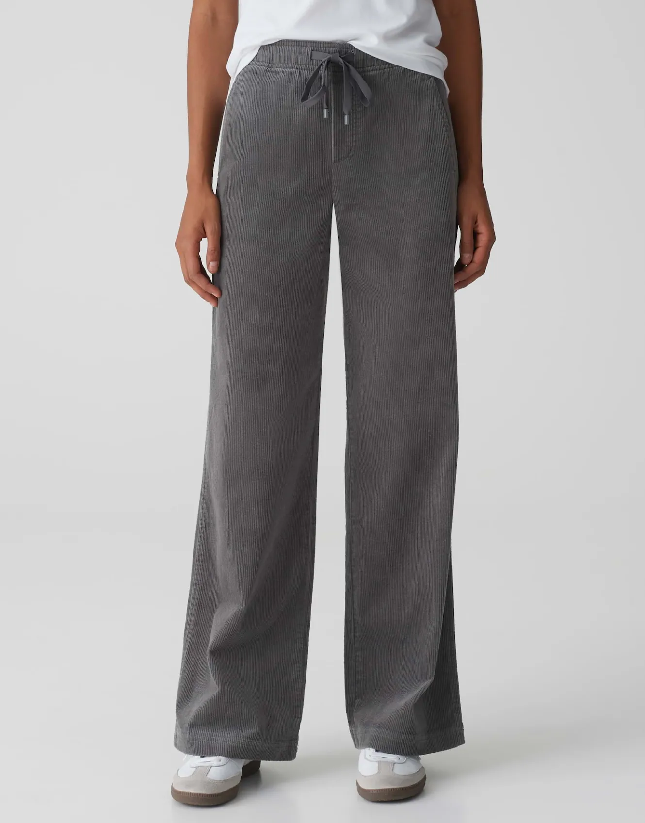 cordhose_mileni_track_grau_online_bestellen_1.webp OPUS Cordhose Mileni Track Grau Online Bestellen^Damen Hosen