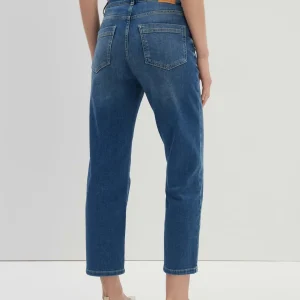 OPUS Cropped Relaxed Jeans Corah Blau Online Bestellen^Damen Jeans