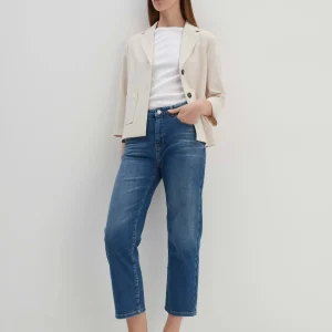 OPUS Cropped Relaxed Jeans Corah Blau Online Bestellen^Damen Jeans