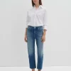 OPUS Cropped Relaxed Jeans Corah Iconic Blau Online Bestellen^Damen Jeans