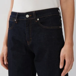 OPUS Cropped Wide Jeans Cellma Turn Up Blau Online Bestellen^Damen Jeans