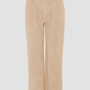 OPUS Cropped Wide Jeans Mokoti Work Beige Online Bestellen^Damen Hosen | Jeans