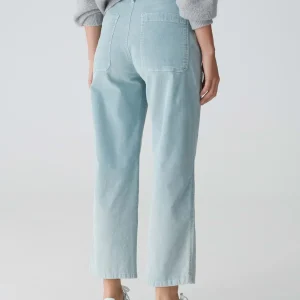 OPUS Cropped Wide Jeans Mokoti Work Blau Online Bestellen^Damen Hosen | Jeans