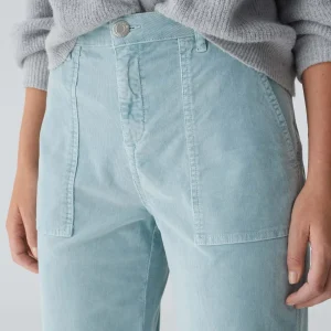 OPUS Cropped Wide Jeans Mokoti Work Blau Online Bestellen^Damen Hosen | Jeans