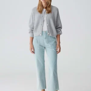 OPUS Cropped Wide Jeans Mokoti Work Blau Online Bestellen^Damen Hosen | Jeans
