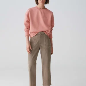 OPUS Cropped Wide Jeans Mokoti Work Braun Online Bestellen^Damen Hosen | Jeans