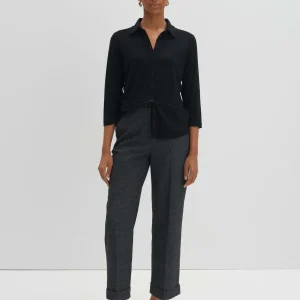 OPUS Culotte Cisilia Mélange Schwarz Online Bestellen^Damen Hosen